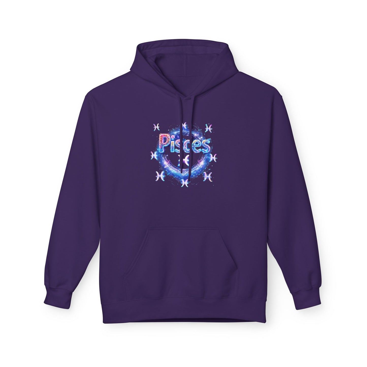 Pisces Zodiac Hoodie — 'Pisces Facts' Astrological Graphic Pullover