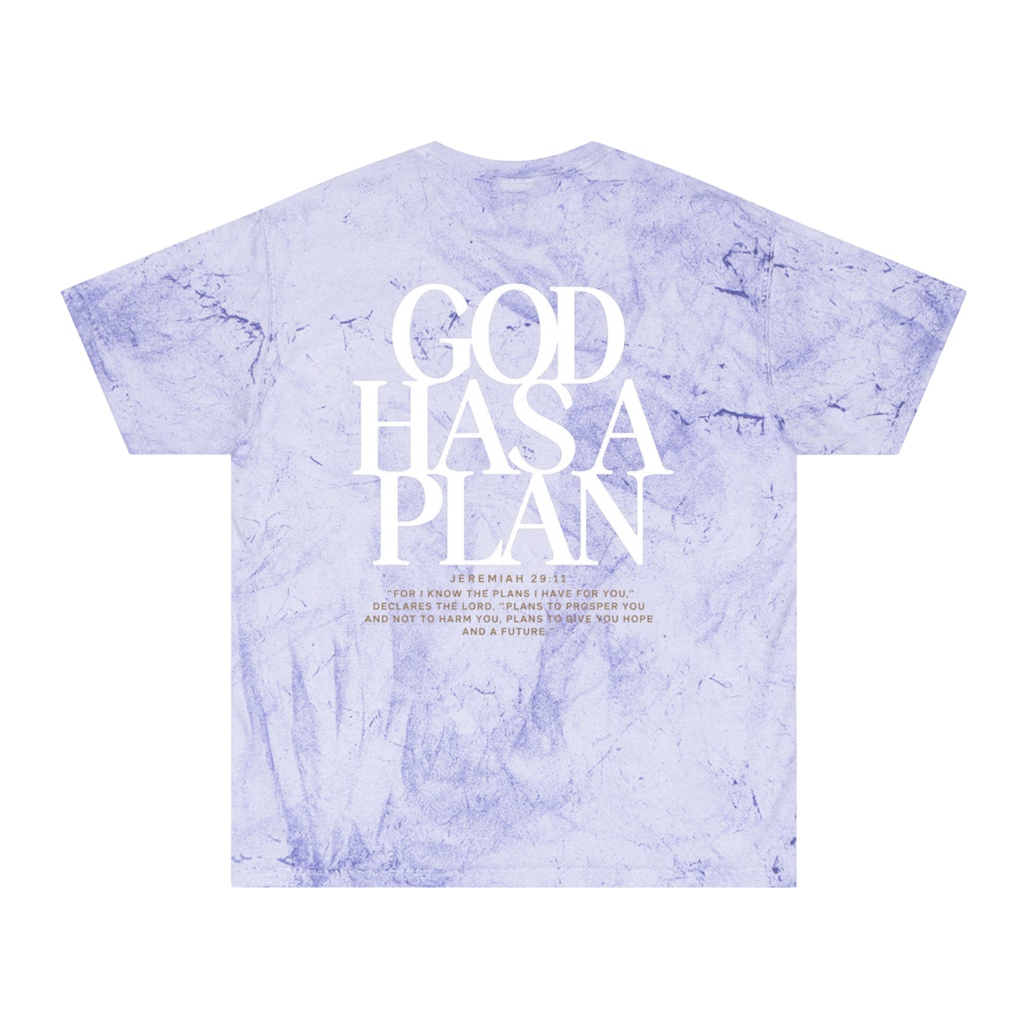 God Has a Plan Tie-Dye T-Shirt