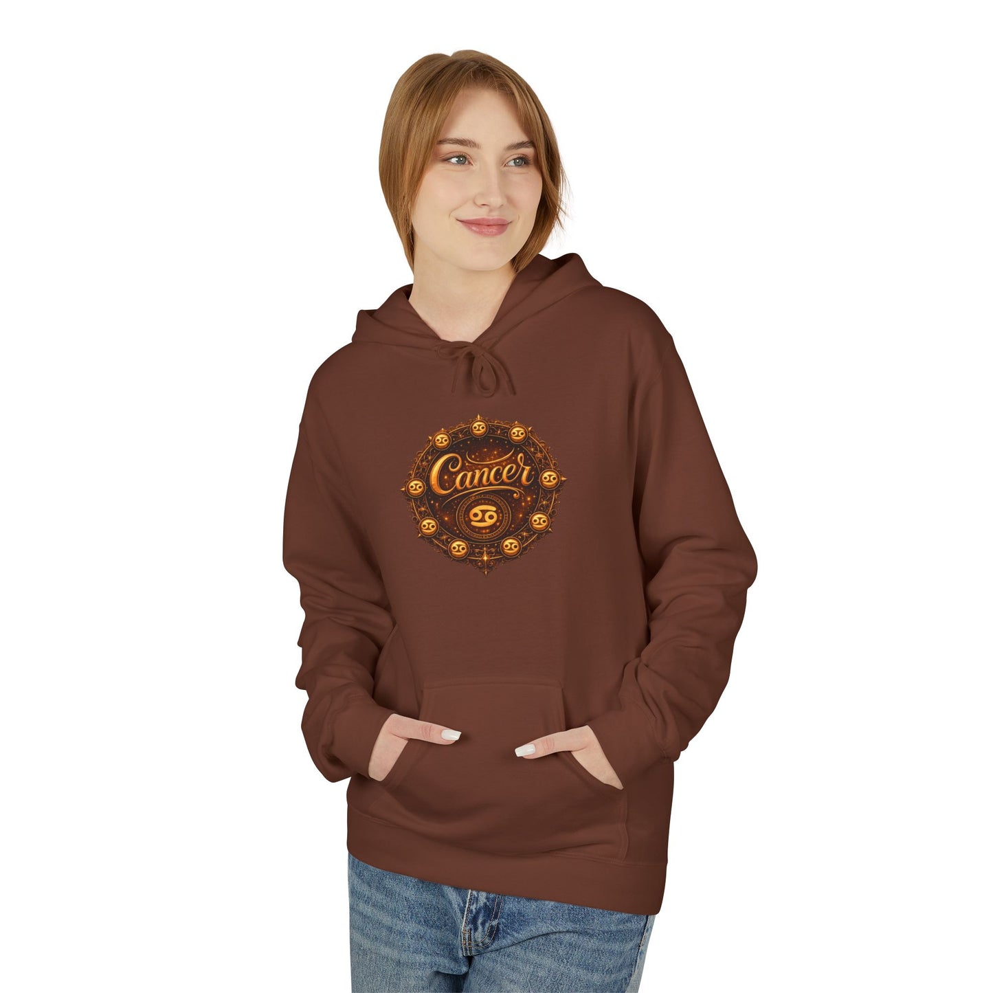 Hoodie - Cancer Astrological Logo Streetwear Pullover