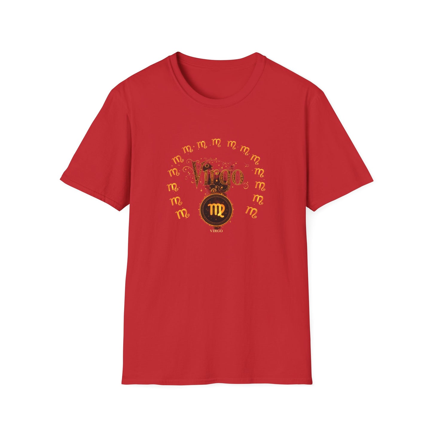 Virgo Zodiac T-Shirt — Vintage Astrology Tee with Virgo Traits (Constellation Back)