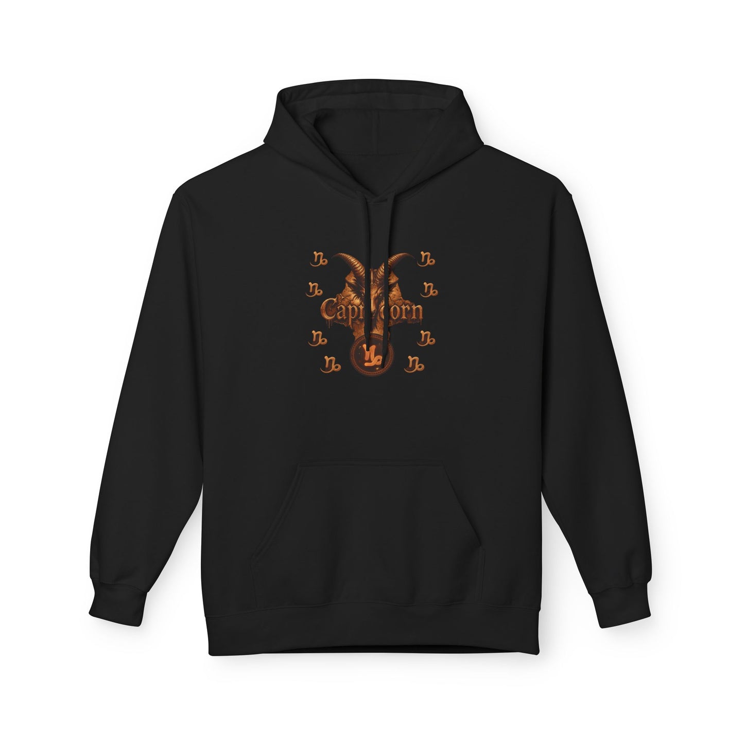 Capricorn Hoodie — Zodiac Nutrition Facts Graphic Sweatshirt