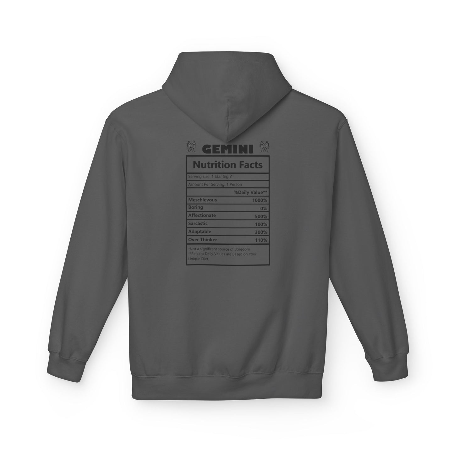 Gemini Zodiac Hoodie — Minimal Astrological Sign Sweatshirt