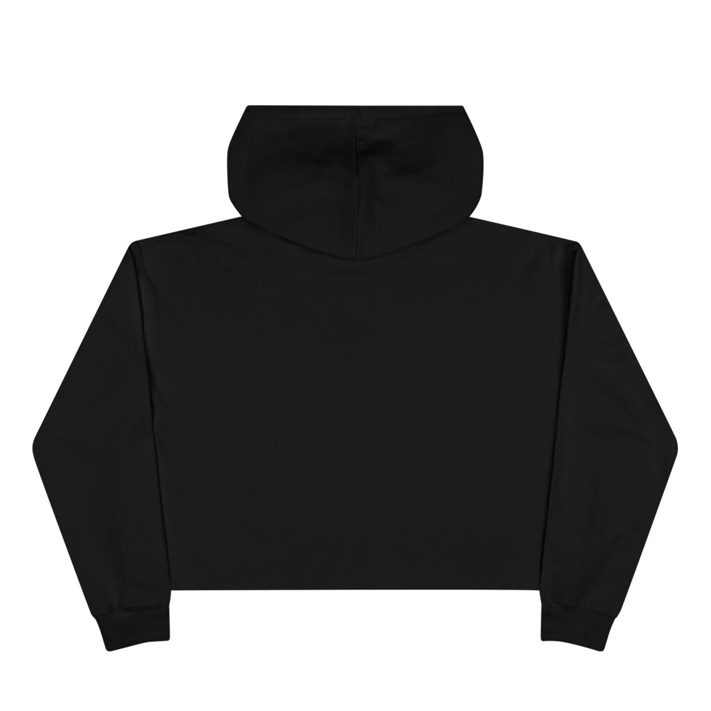 Crop Hoodie — "You Are Exactly Who You Think You Are" Minimalist Cropped Hoodie