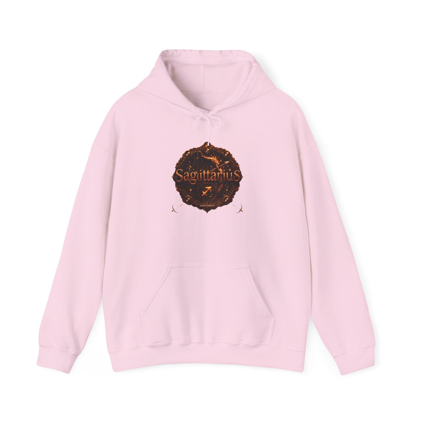 Sagittarius Zodiac Hoodie – Astrology Archer Graphic Sweatshirt with 'Top 10 Traits of Sagittarius' Back Print
