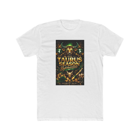 Taurus Season T‑Shirt – Bold Zodiac Bull Graphic Tee (Astrology Birthday Gift)