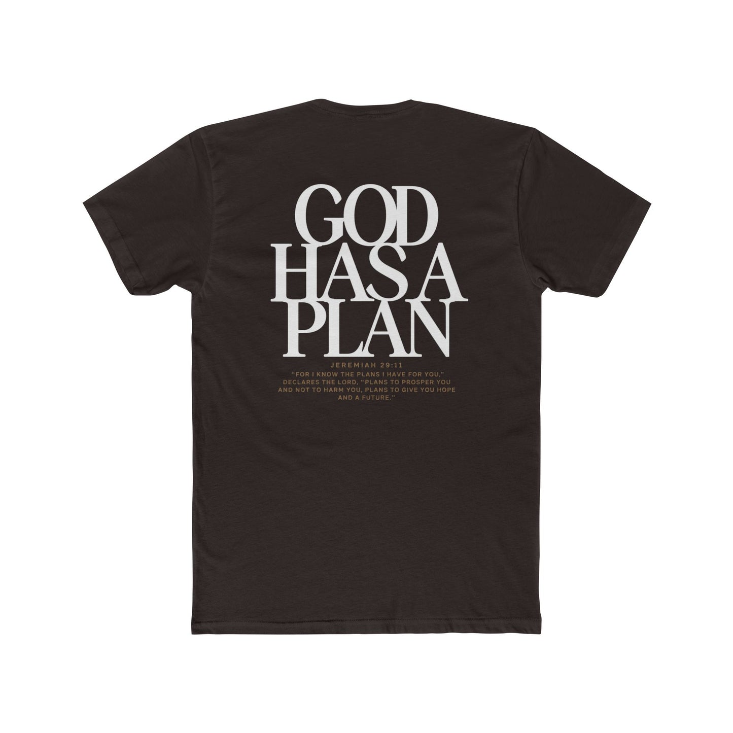 God Has a Plan Tee — Inspirational Faith Graphic Shirt