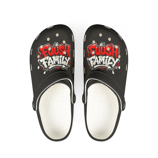Graffiti 'Fuush Family' EVA Foam Clogs