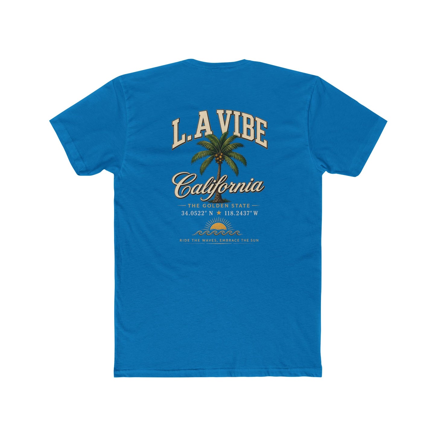 L.A. Vibe California Palm Tee — Vintage Sunset Palm T-Shirt