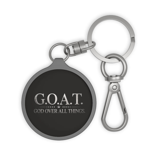 G.O.A.T. “God Over All Things” Keyring Tag