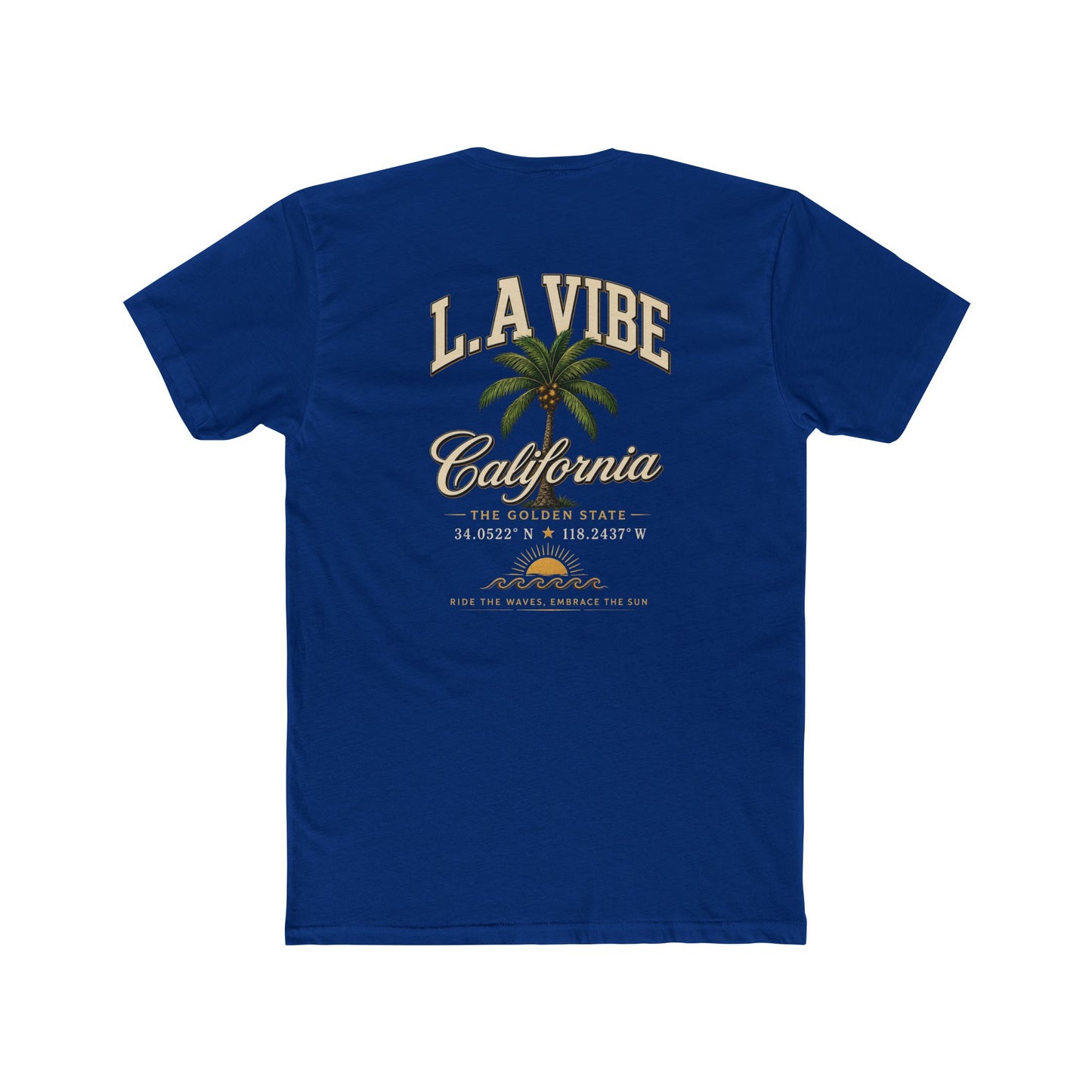 L.A. Vibe California Palm Tee — Vintage Sunset Palm T-Shirt