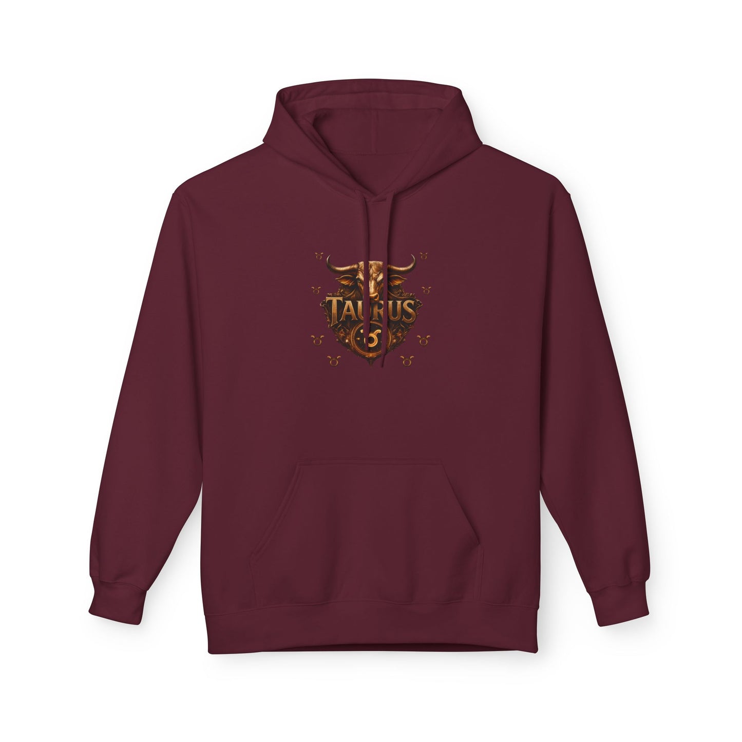 Taurus Zodiac Hoodie — Bull Emblem & Traits Graphic Sweatshirt