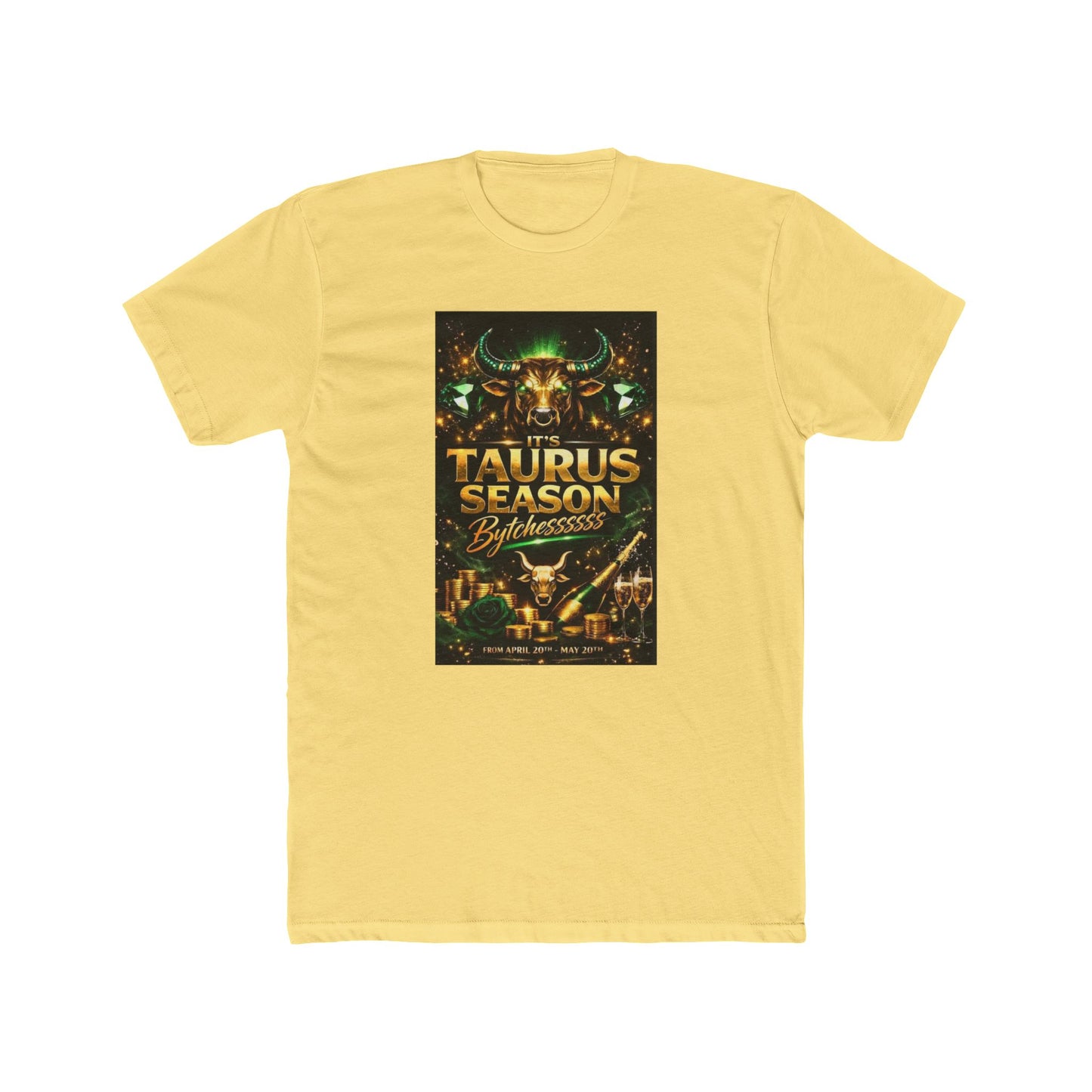 Taurus Season T‑Shirt – Bold Zodiac Bull Graphic Tee (Astrology Birthday Gift)