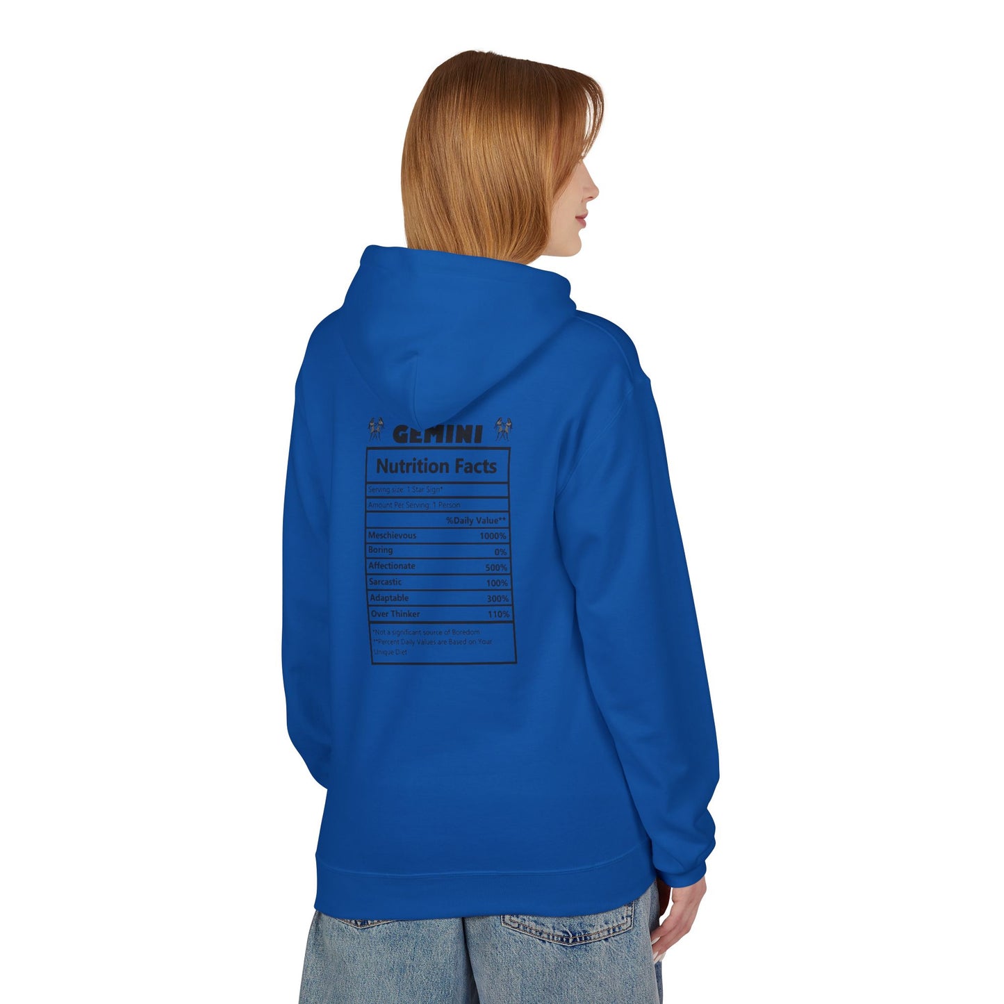 Gemini Zodiac Hoodie — Minimal Astrological Sign Sweatshirt
