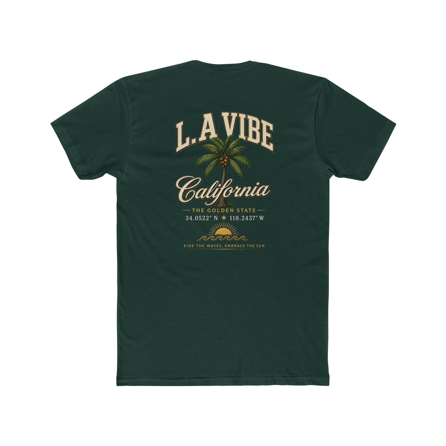 L.A. Vibe California Palm Tee — Vintage Sunset Palm T-Shirt