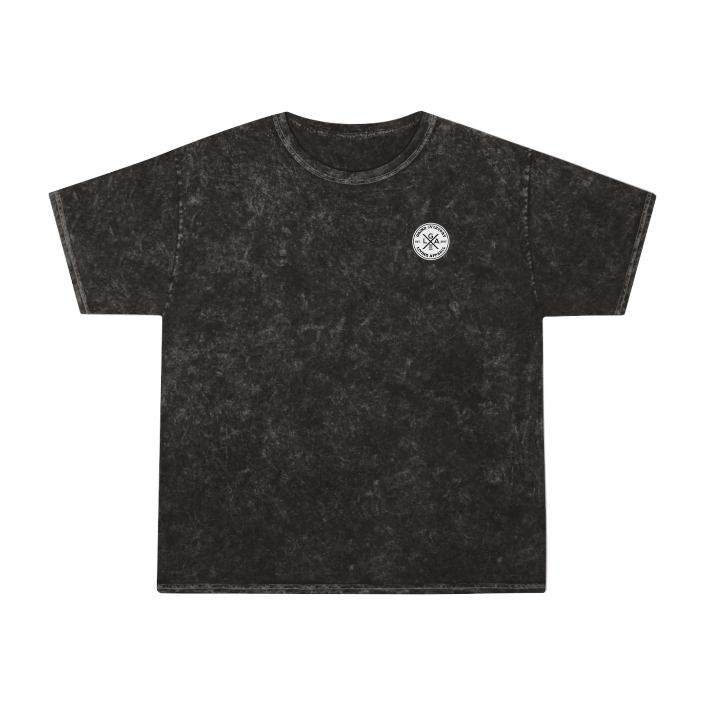 Mineral Wash T‑Shirt — “There’s No Such Thing As A Life That’s Greater Than Yours” Chest Logo
