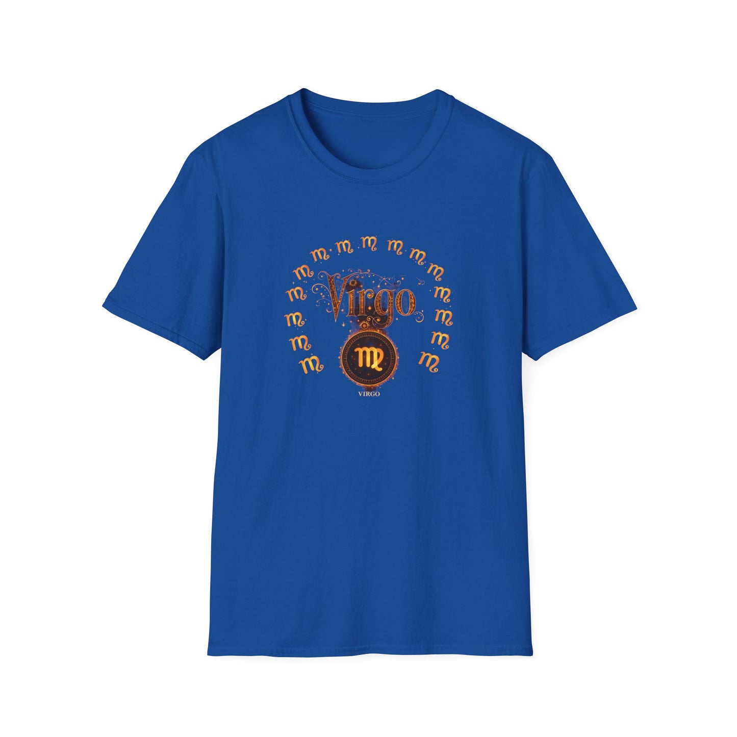 Virgo Zodiac T-Shirt — Vintage Astrology Tee with Virgo Traits (Constellation Back)