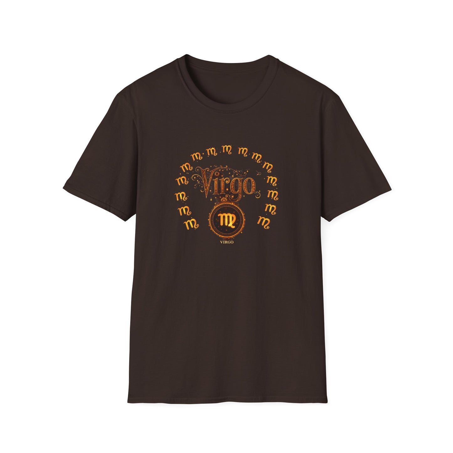 Virgo Zodiac T-Shirt — Vintage Astrology Tee with Virgo Traits (Constellation Back)