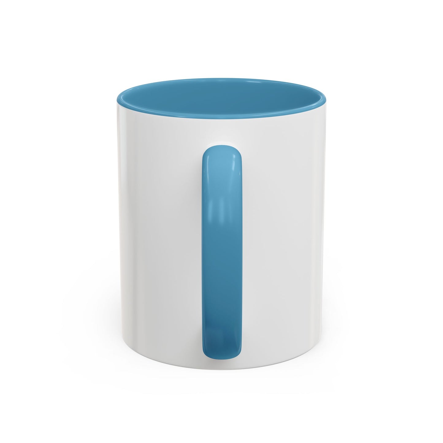 Cancer Faith Ribbon Mug – "Cancer may test my body, but it cannot touch my faith" Accent Coffee Mug