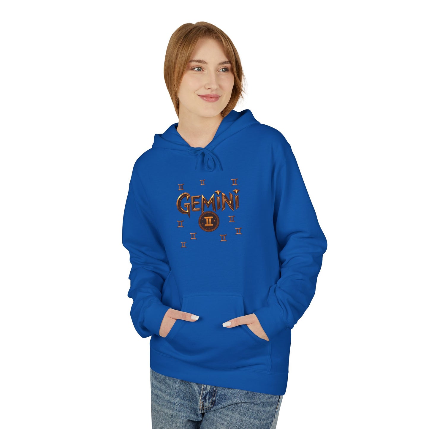 Gemini Zodiac Hoodie — Minimal Astrological Sign Sweatshirt