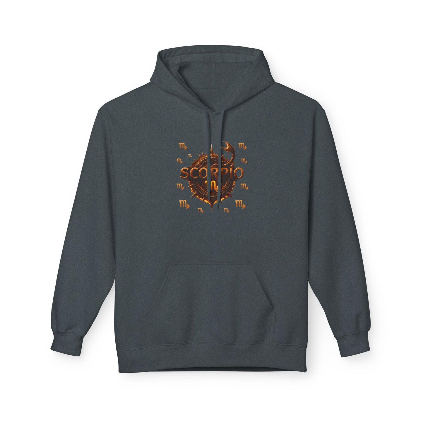 Scorpio Hoodie — Zodiac Scorpion Graphic with 'Scorpio Nutrition Facts' Back Print