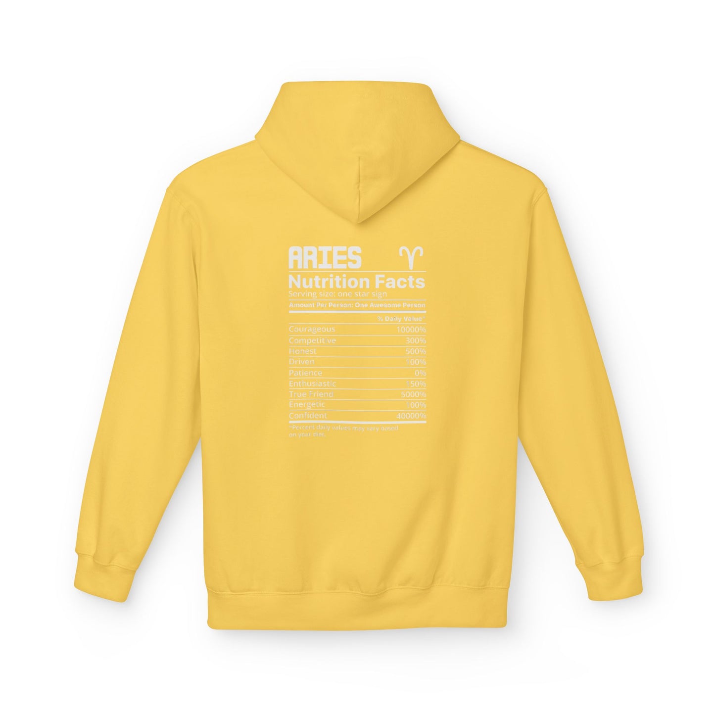 Aries Astrological Hoodie — Vintage Puck Circle Design