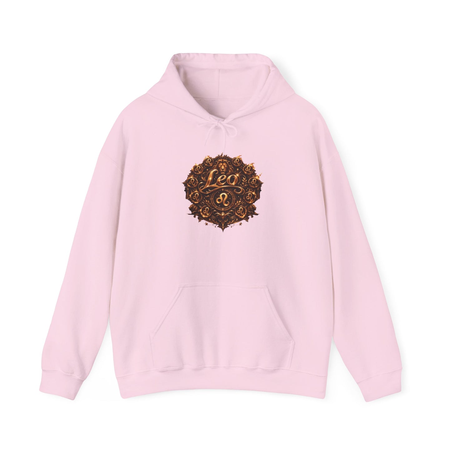 Leo Zodiac Hoodie — Colorful Leo Constellation Design, Back Text Definition
