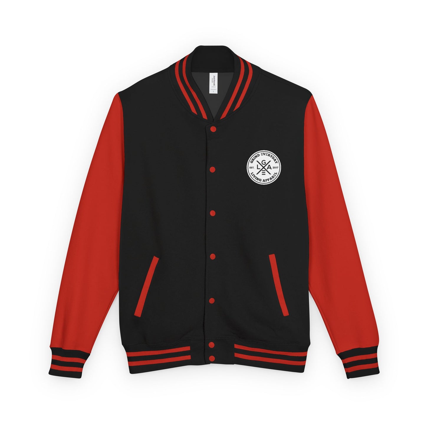 Letterman Jacket — "I Just Need Enough Money" Graphic Varsity Jacket
