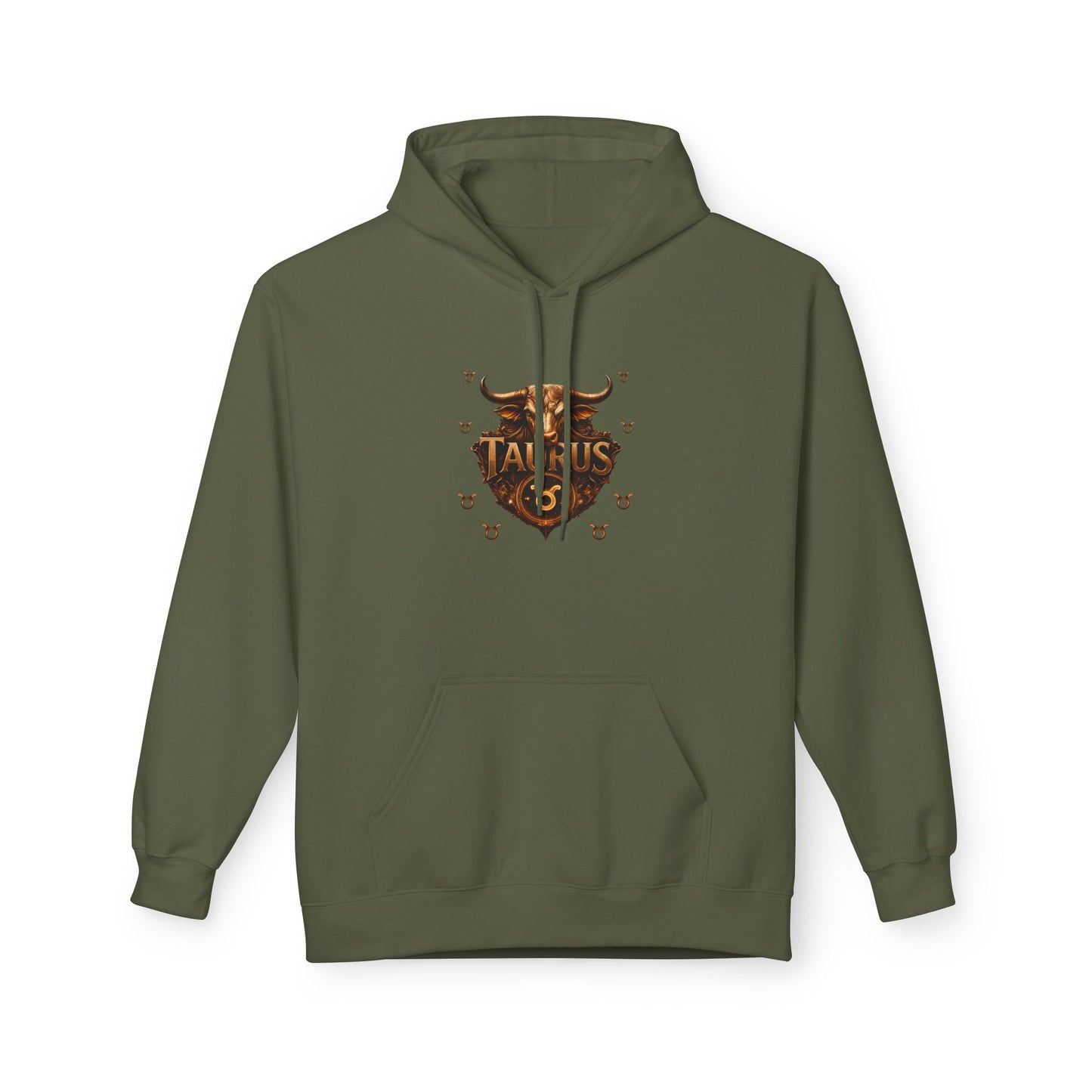 Taurus Zodiac Hoodie — Bull Emblem & Traits Graphic Sweatshirt