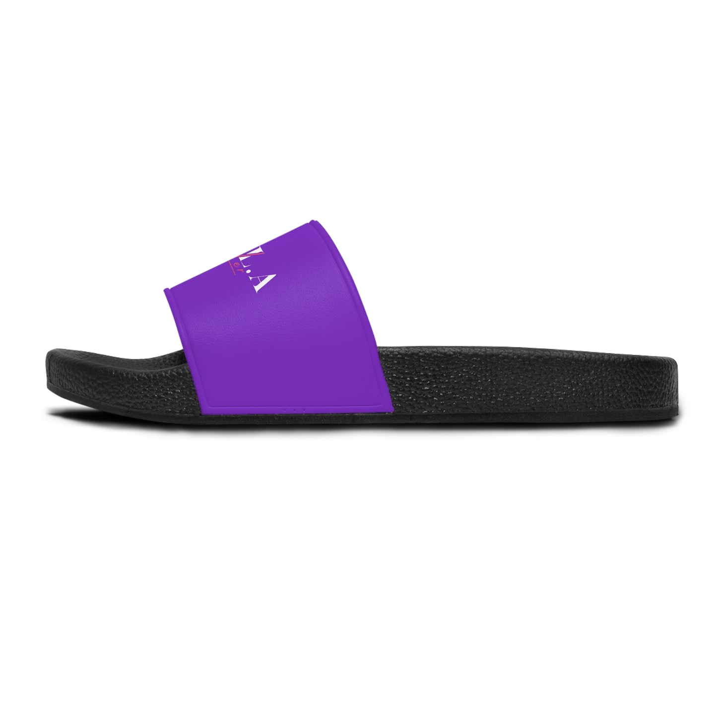 Slide Sandals — 'G.E.L.A' Script Logo Women's Summer Slides