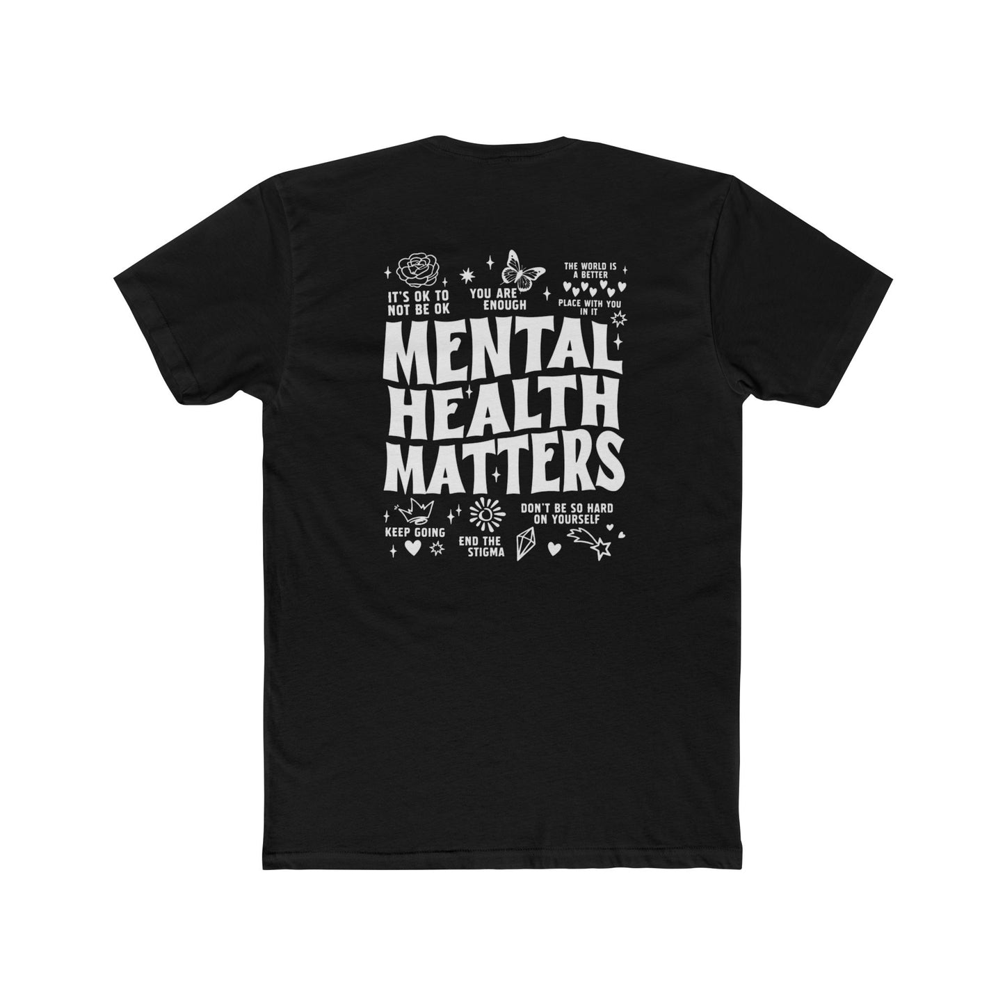 Mental Health Matters Tee — "My Meeps on 10" Graphic Cotton T-Shirt