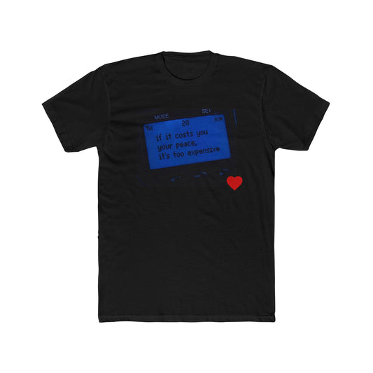 “If it wants you, give back… it’s too expensive” Retro Message T‑Shirt