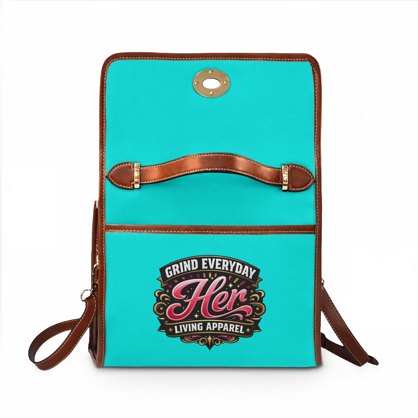 Handbag — 'Grind Everyday Her' Printed Crossbody Purse