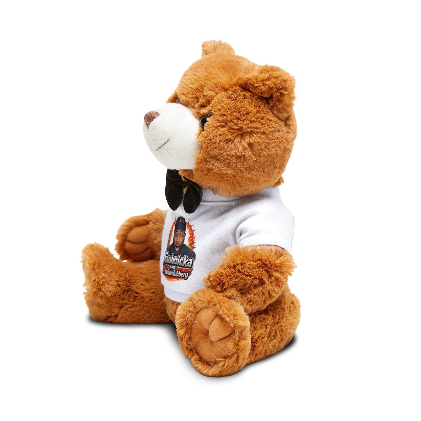 The Cuddler Teddy Bear — Personalized Plush Gift with Bow Tie