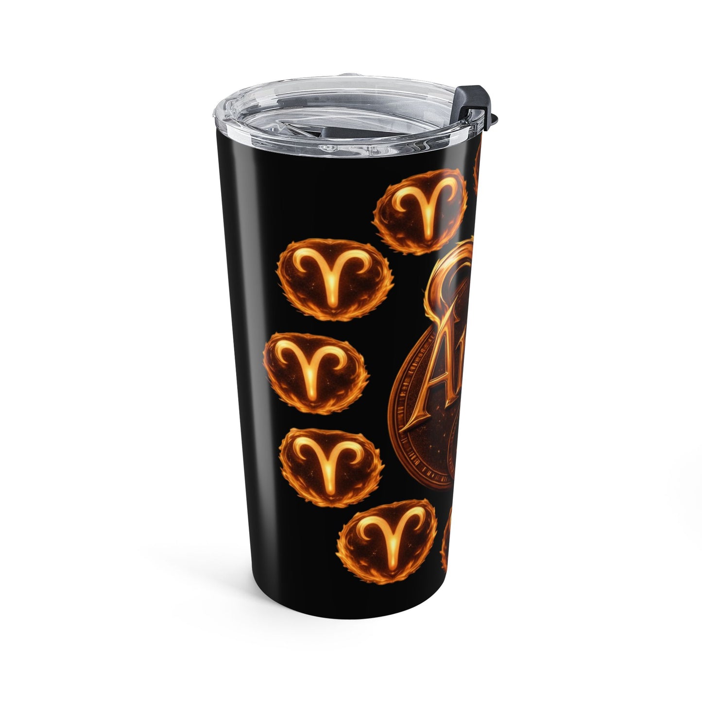Aries 20oz Stainless Tumbler — Fiery Zodiac Travel Mug