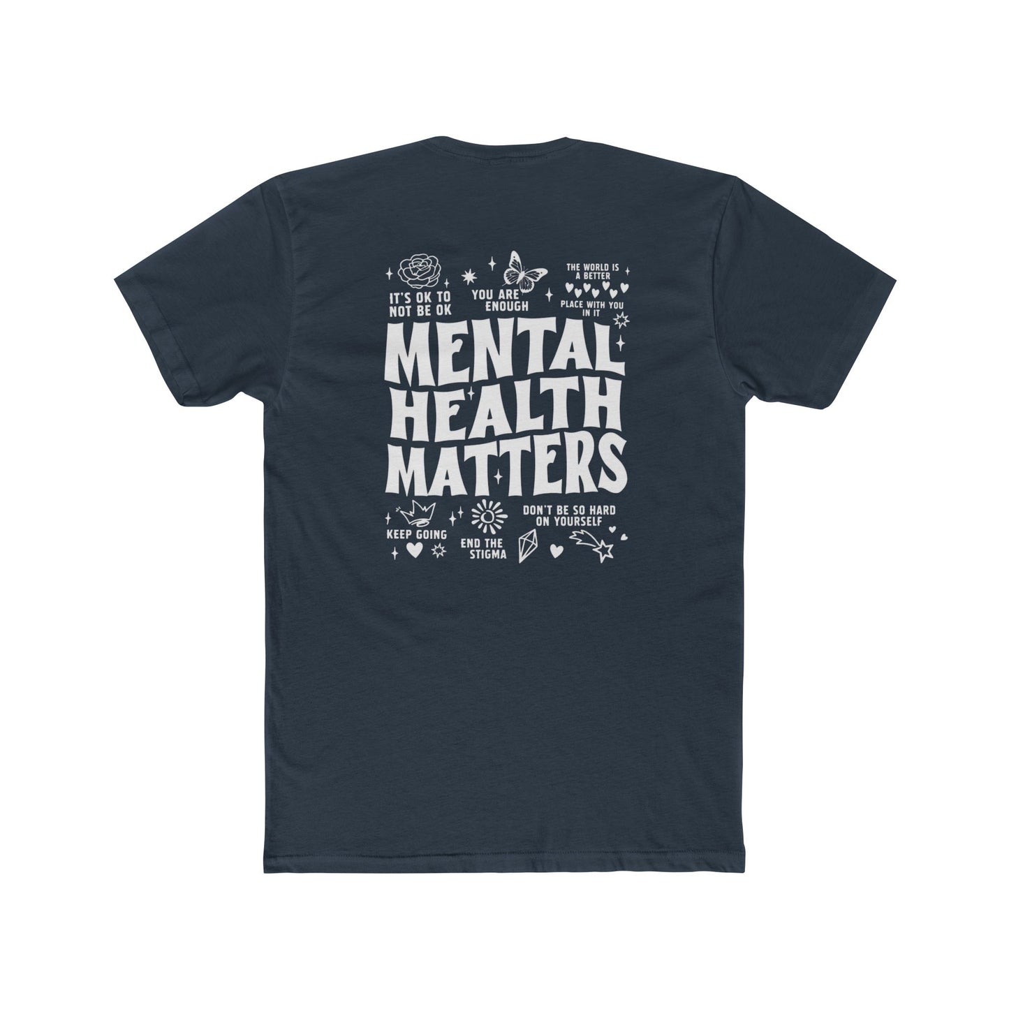 Mental Health Matters Tee — "My Meeps on 10" Graphic Cotton T-Shirt
