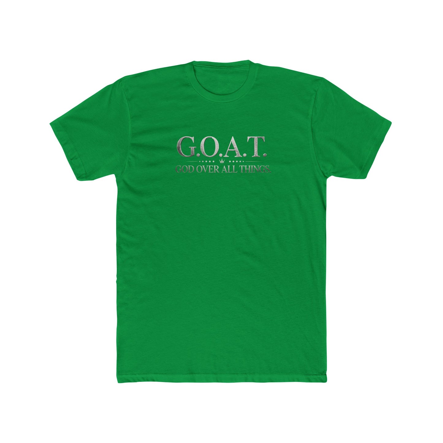 G.O.A.T. Tee — "God Over All Things" Christian Graphic T-Shirt