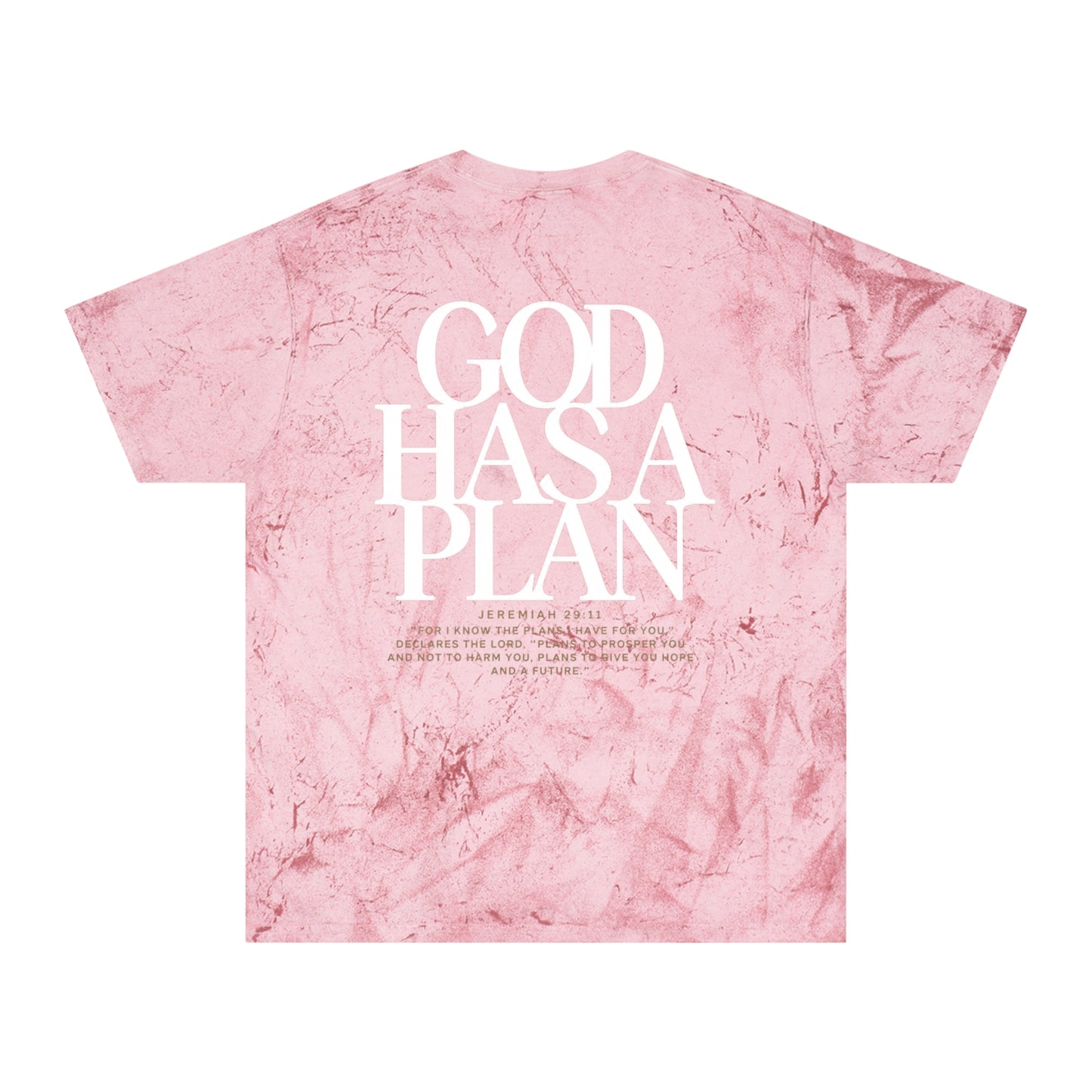 God Has a Plan Tie-Dye T-Shirt