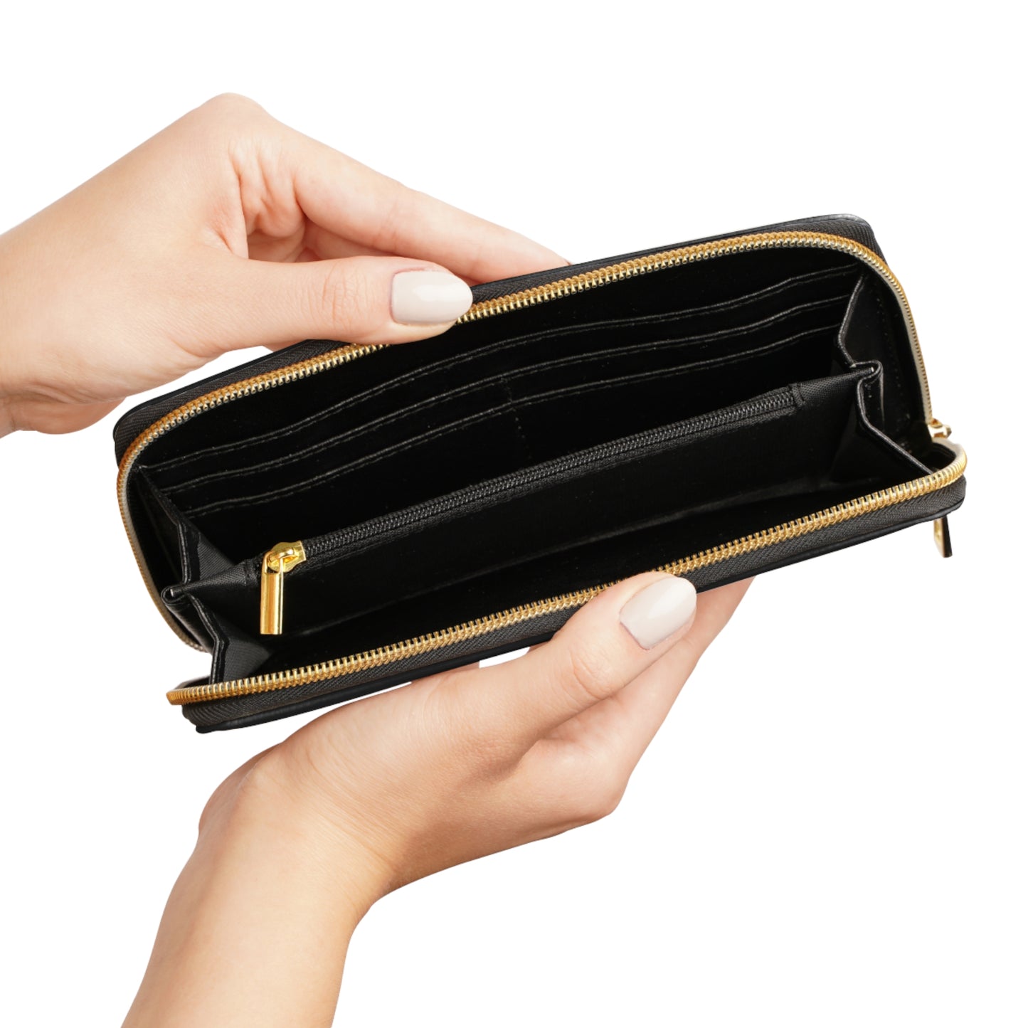 Inspirational Zipper Wallet — "I’m Pretty, I’m Powerful, I’m Unstoppable" / "I’m Healing & Hustling"