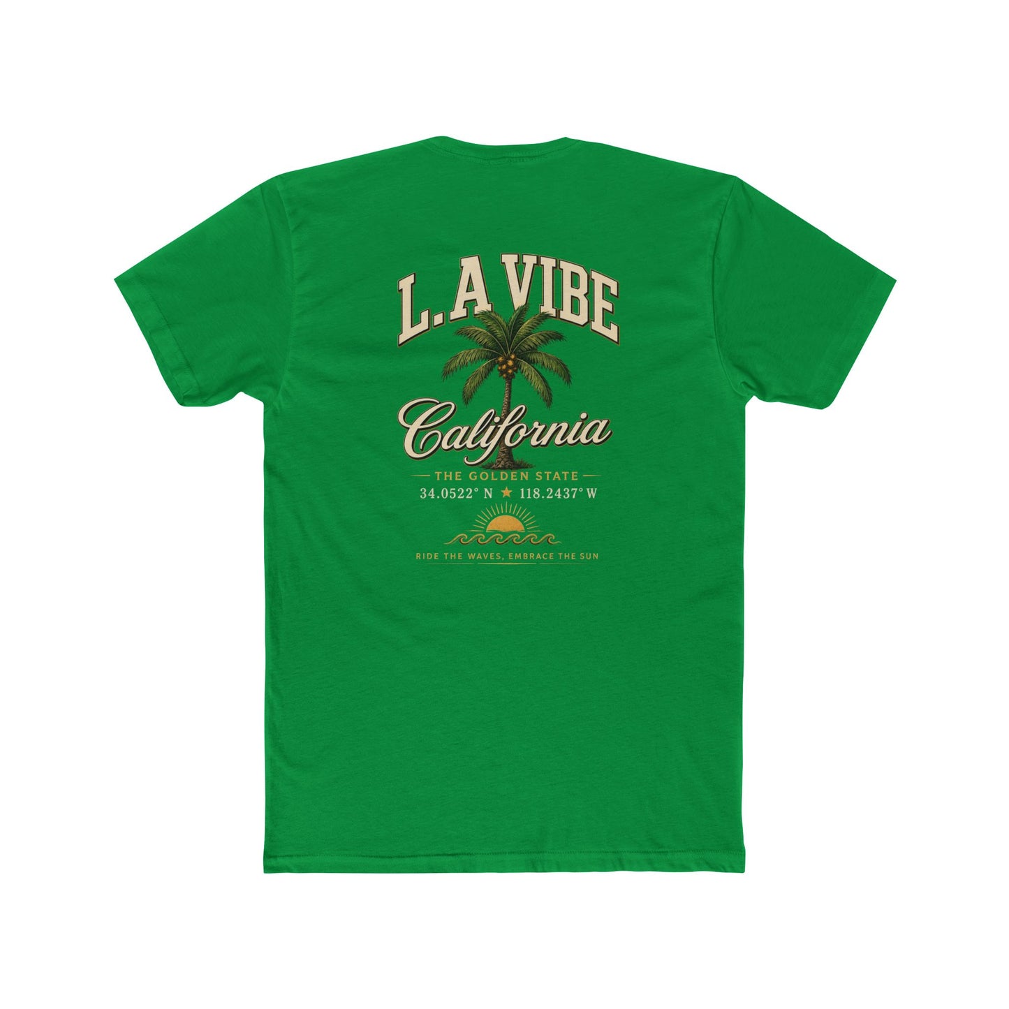 L.A. Vibe California Palm Tee — Vintage Sunset Palm T-Shirt