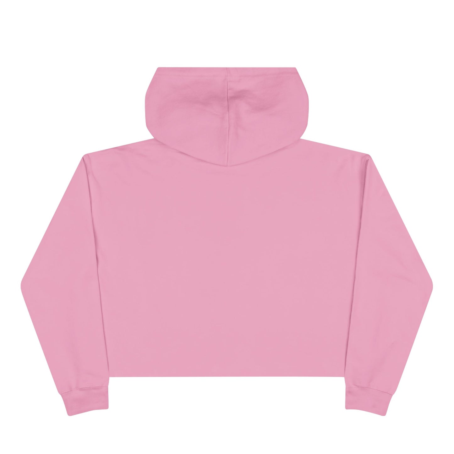 Cropped Hoodie — Minimal 'You Are Exactly Who You Think You Are' Motivational Sweatshirt