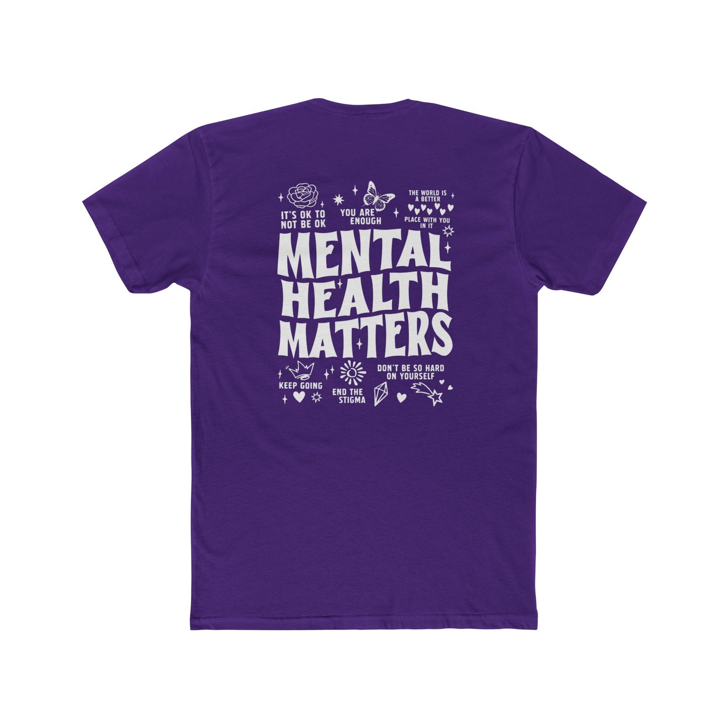 Mental Health Matters Tee — "My Meeps on 10" Graphic Cotton T-Shirt