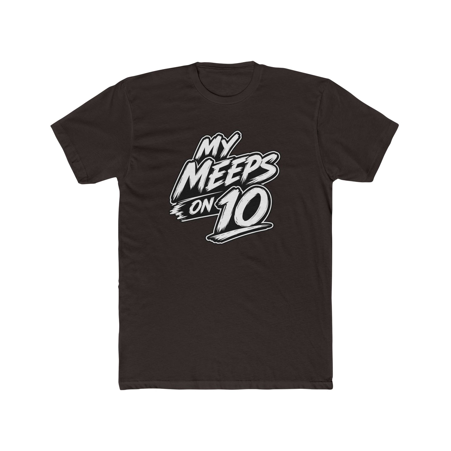 Mental Health Matters Tee — "My Meeps on 10" Graphic Cotton T-Shirt