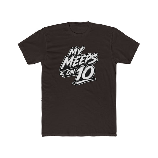Mental Health Matters Tee — "My Meeps on 10" Graphic Cotton T-Shirt