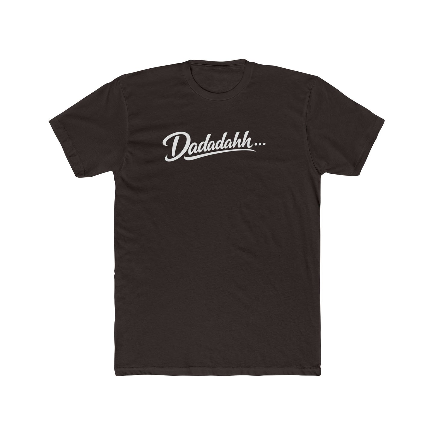 Dadadahh Retro Script Tee — Funny