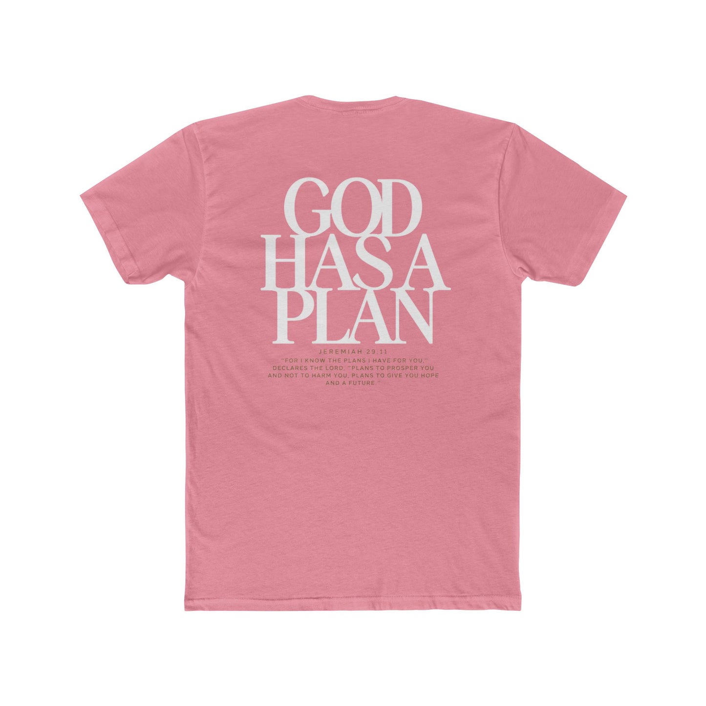 God Has a Plan Tee — Inspirational Faith Graphic Shirt