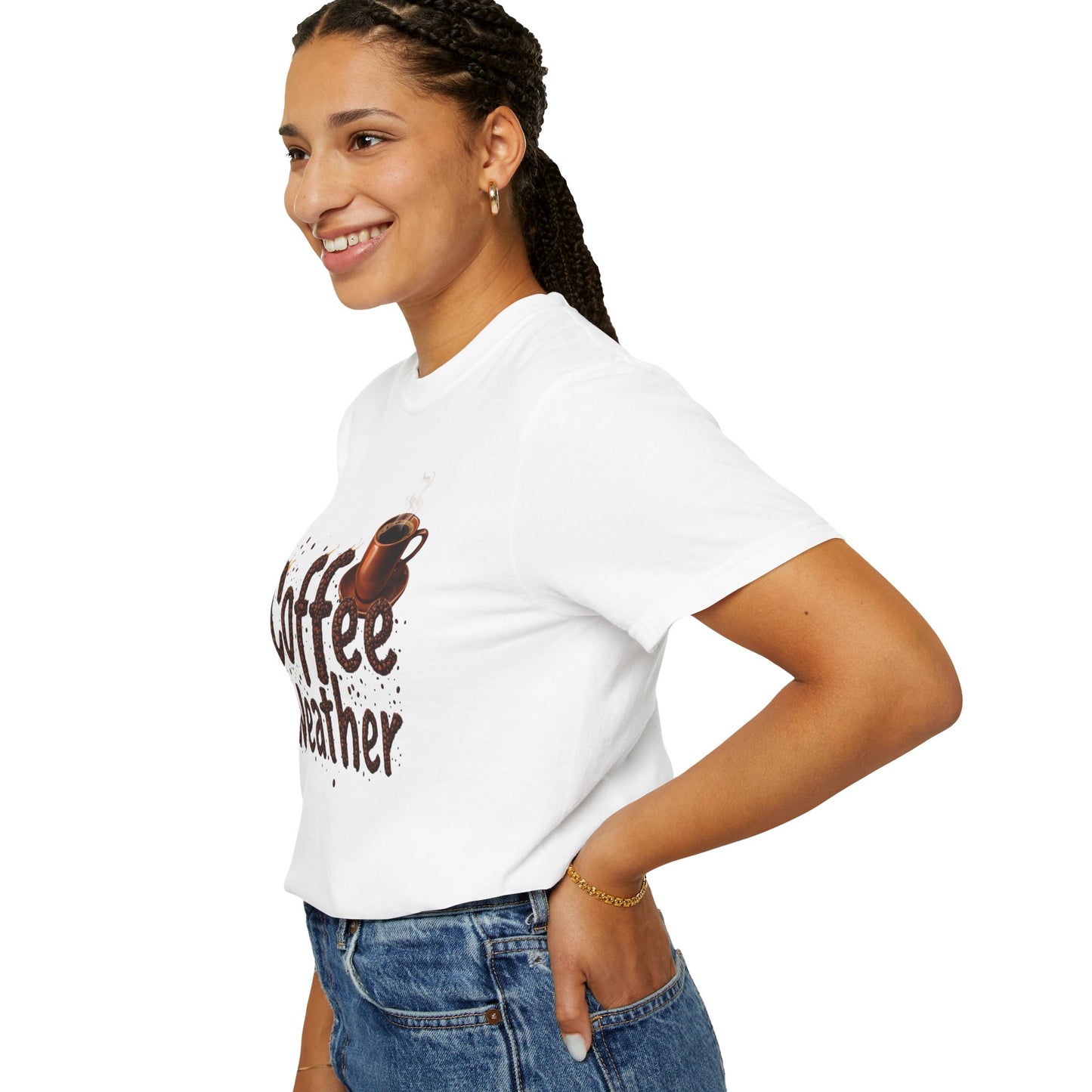 Coffee Weather T-Shirt – Cozy Coffee Lover Tee