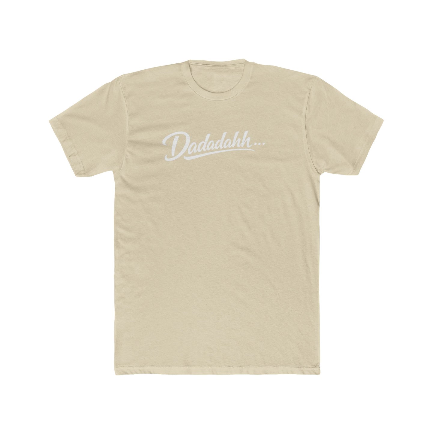 Dadadahh Retro Script Tee — Funny