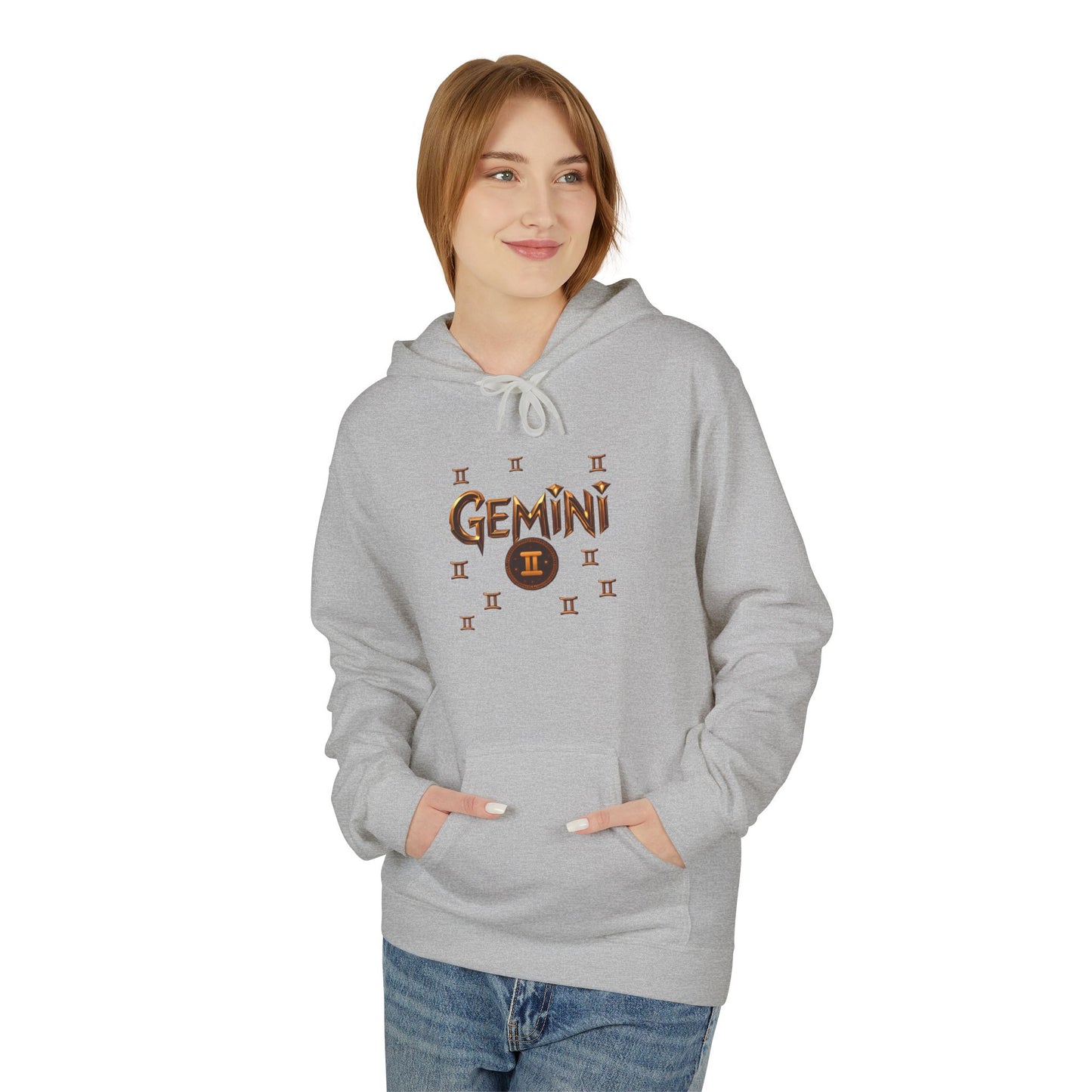 Gemini Zodiac Hoodie — Minimal Astrological Sign Sweatshirt