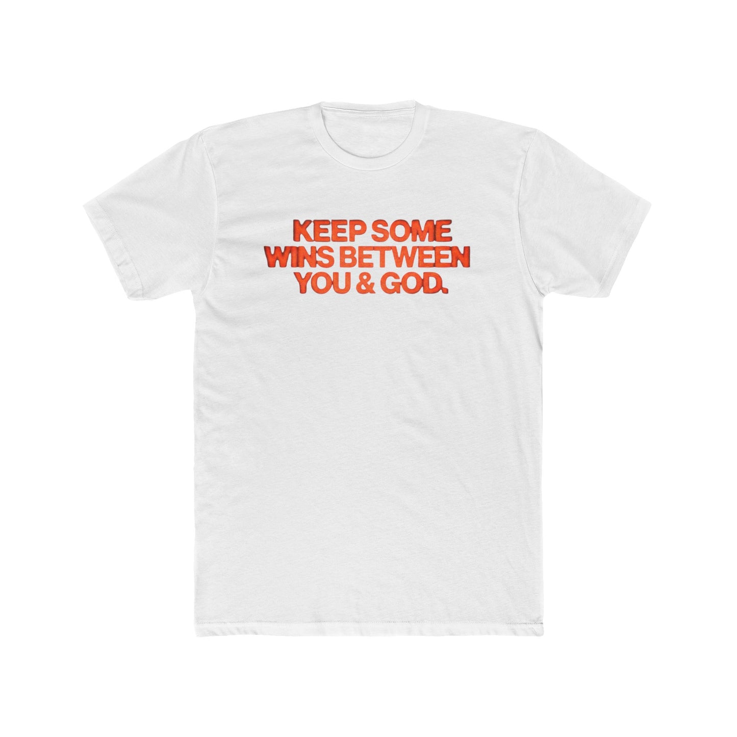 T‑Shirt — “Keep Some Wins Between You & God” Inspirational Graphic Tee
