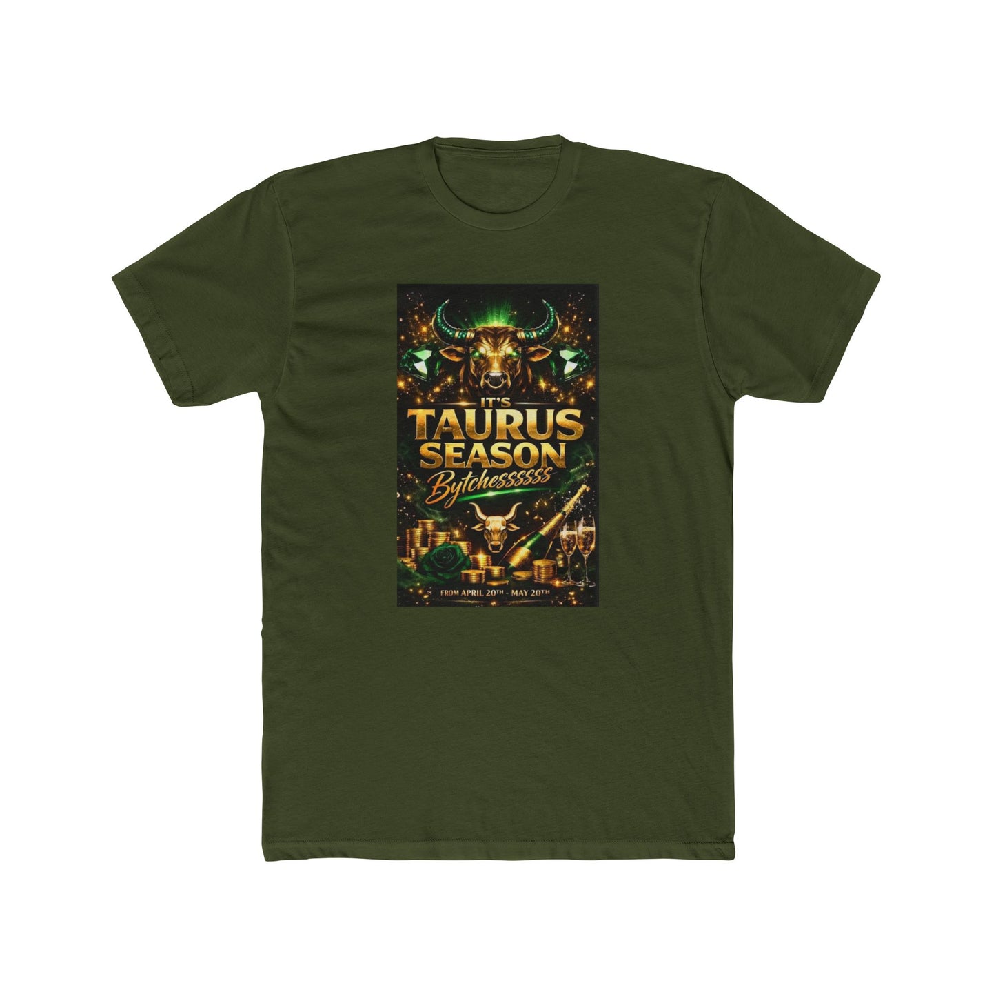 Taurus Season T‑Shirt – Bold Zodiac Bull Graphic Tee (Astrology Birthday Gift)